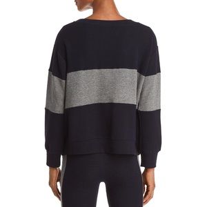 sundry colorblock crewneck sweatshirt